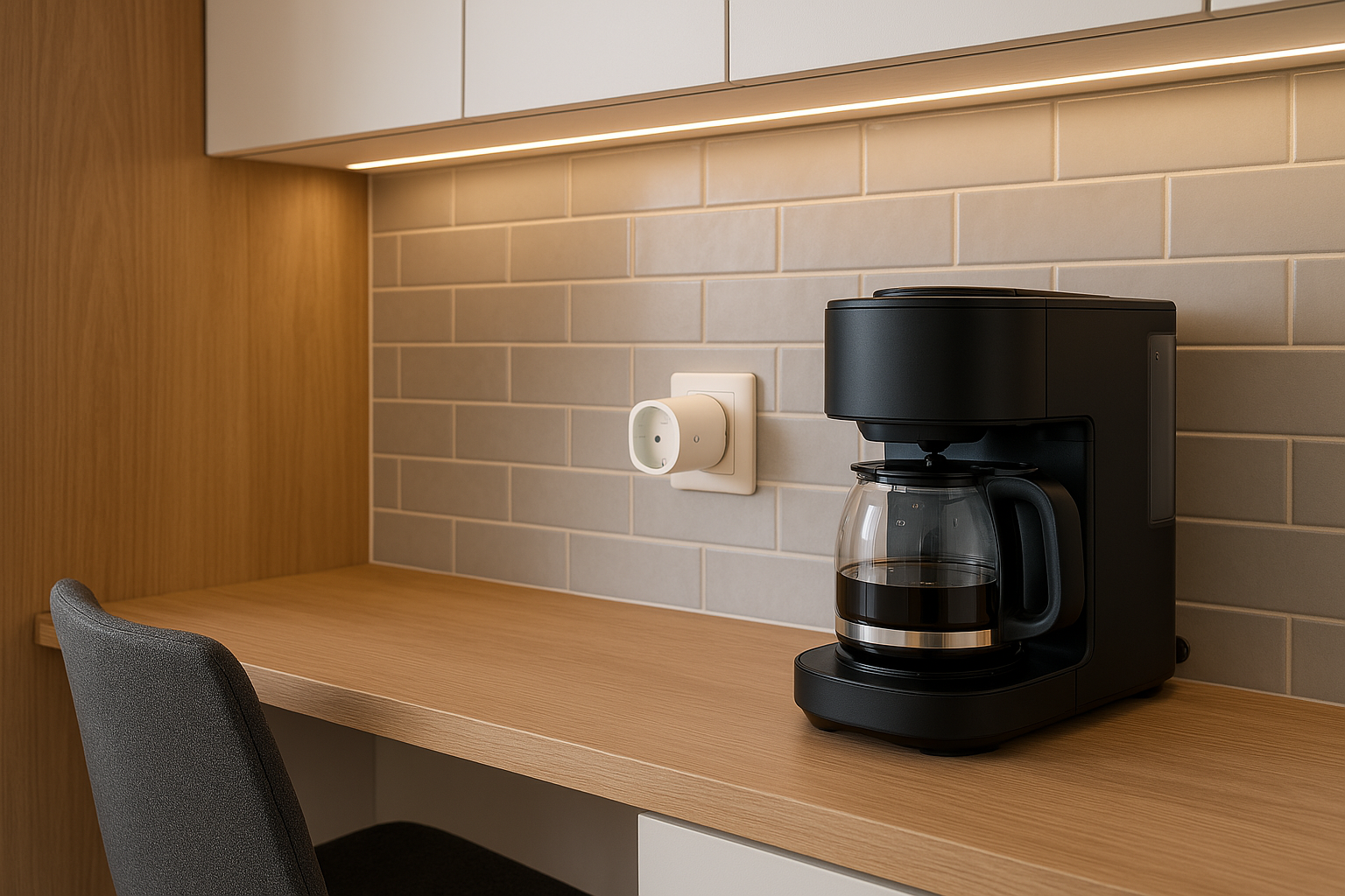 Smart socket at kichen Vanutech